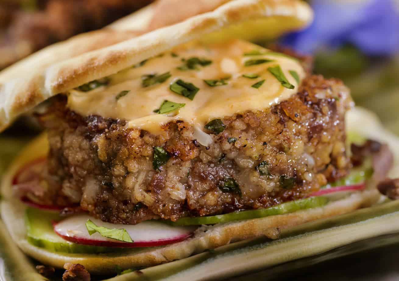 BEEF KIBBEH SLIDERS With HARISSA MAYO - ThinkBeef