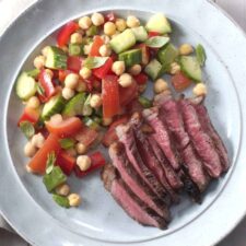 Brazilian Grilled Picanha with Fresh Tomato Salad-image