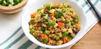 Egg and Beef Fried Rice