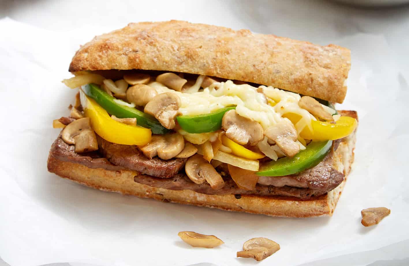 Philly Cheese Steak Sandwich | ThinkBeef