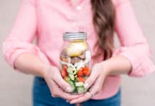 Go Greek: Beef Stacks Up Mason Jar Lunch
