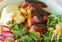 Healthy Bowl with Dry-brined Steak