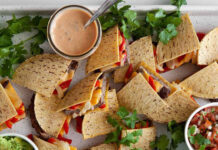 Easy, Cheesy Hamburger Quesadillas