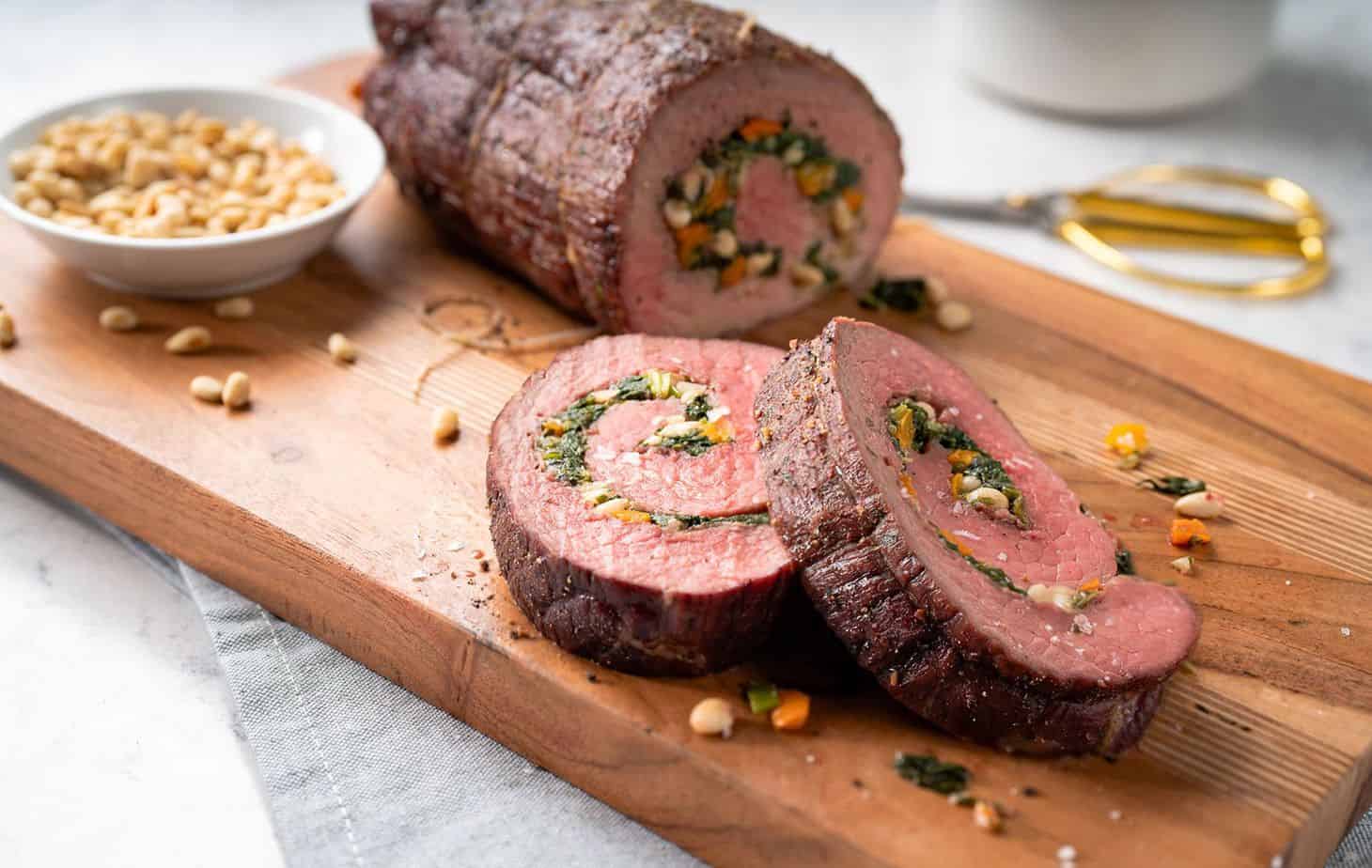 Stuffed And Rolled Roast Beef ThinkBeef