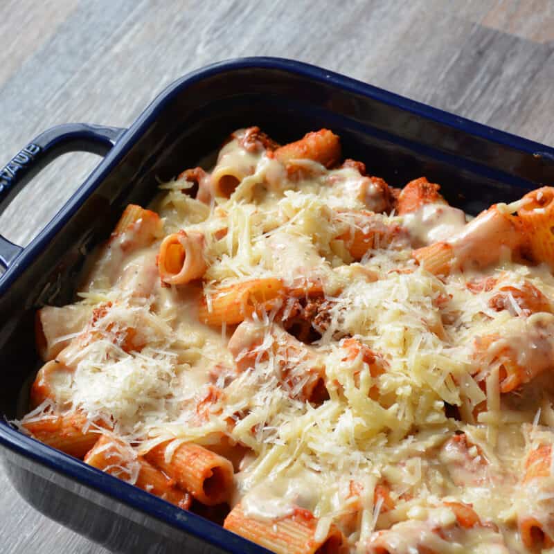 Baked Bolognese Pasta Bake ThinkBeef