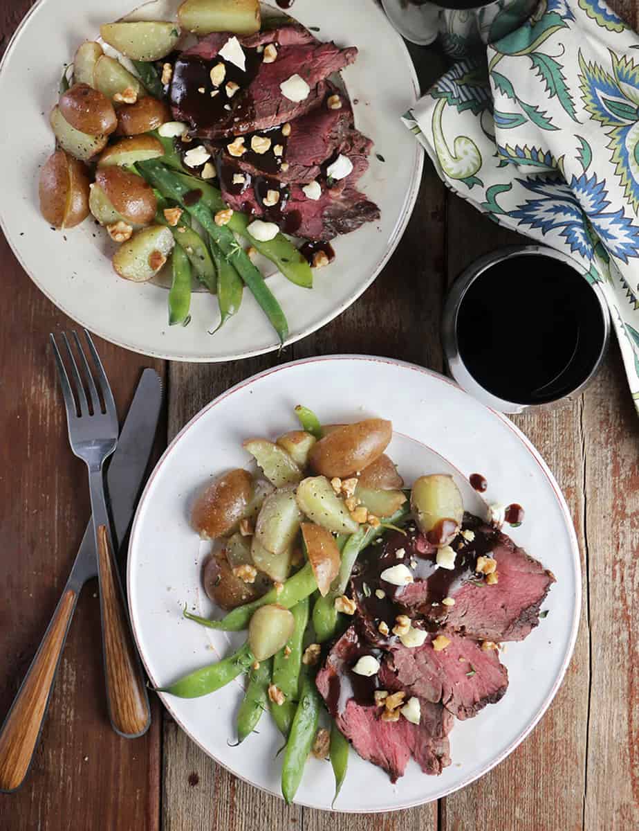 Beef Tenderloin Roast with Port Wine Sauce