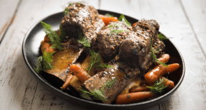 Pastrami-crusted Braised Short Ribs