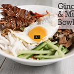 Cooking 101 – Ginger Rice & Mushroom Bowl