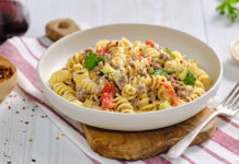 Stovetop Ricotta Veggie Beef Pasta