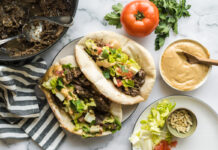 Sumac Beef with Tahini Sauce