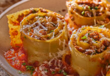 Bolognese Lasagna Rolls