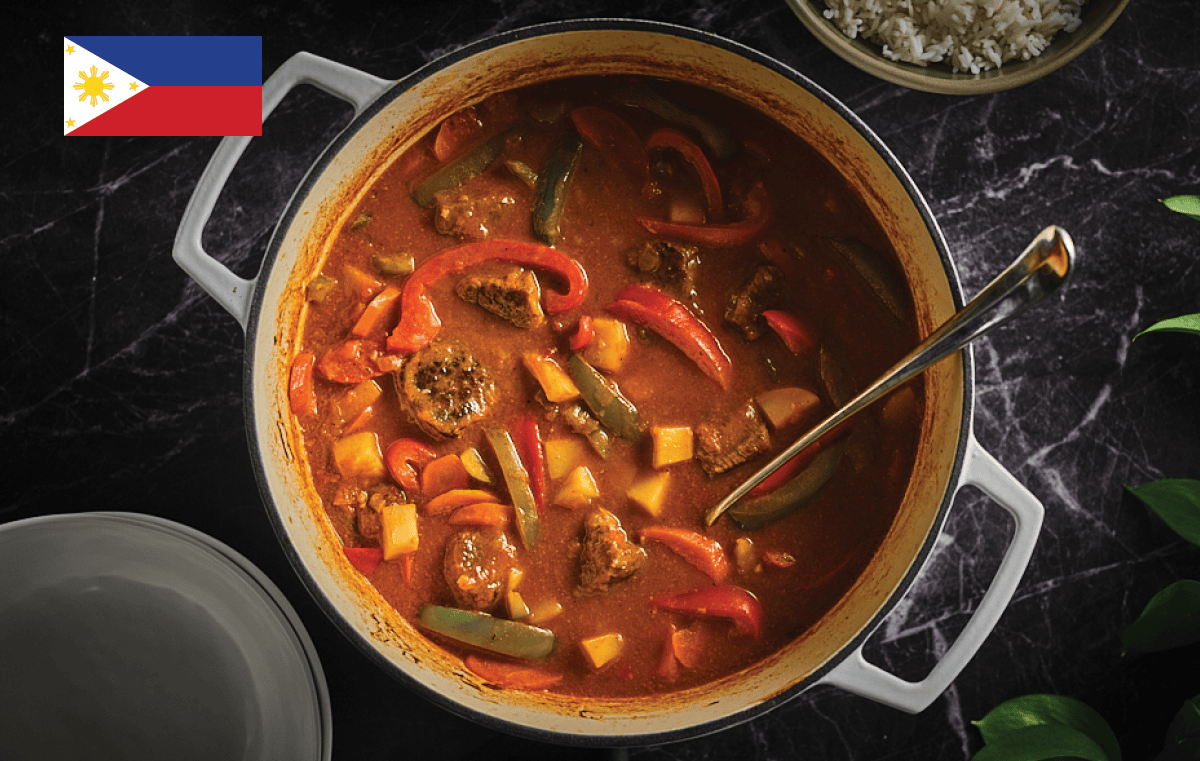 Around the World_Filipino-Style Stewed Beef Brisket Kaldereta Around the World_Filipino-Style Stewed Beef Brisket Kaldereta