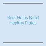 Nutrition Studies_Beef Helps Build Healthy Plates