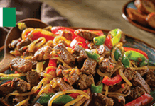 Asun-Style Beef with Peppers