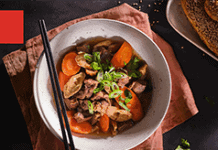 Shaanxi-Style Braised Beef Shank with Bamboo Shoots and Carrots