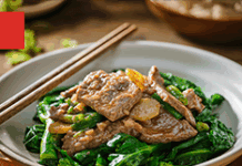 Teochew-Style Stir-Fried Beef with Shacha Sauce