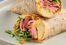 Beef and Egg Breakfast Wrap