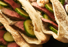 Middle Eastern-Style Grilled Beef Pockets