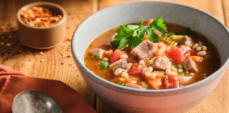 Quick Beef and Barley Soup