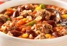Beef Minestrone Soup