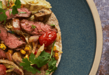 Chili-Lime Steak Tostada Salad