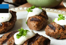 Estonian Kotlet with Garlic Sour Cream Sauce