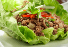 Korean Ground Beef Lettuce Cups