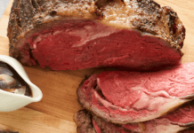 Porcini-Rubbed Oven Roast with Red Wine Sauce